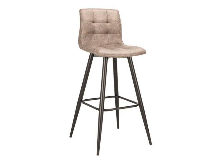 Barstühle mit Lehne in Hellbraun 75 cm Sitzhöhe (2er Set) von Möbel-Exclusive