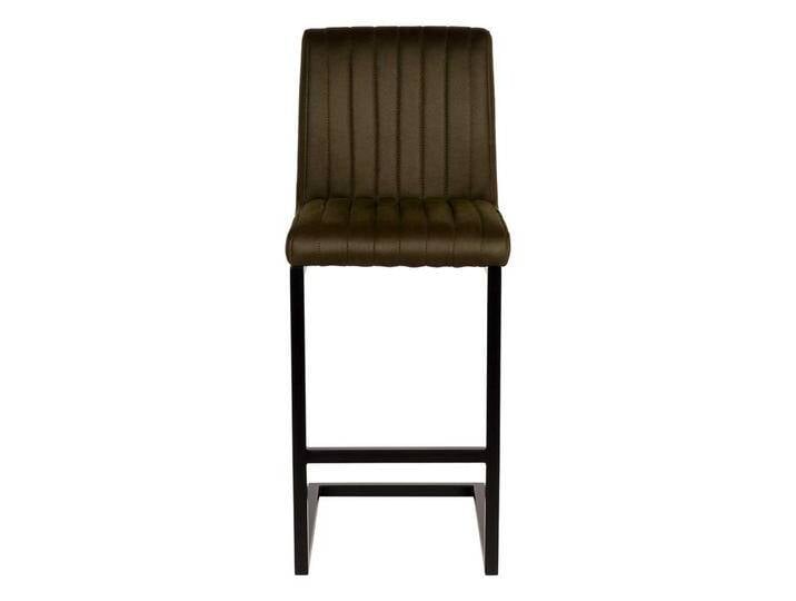 Barstuhl in Oliv Grün und Schwarz 66 cm Sitzhöhe (2er Set) von Möbel-Exclusive