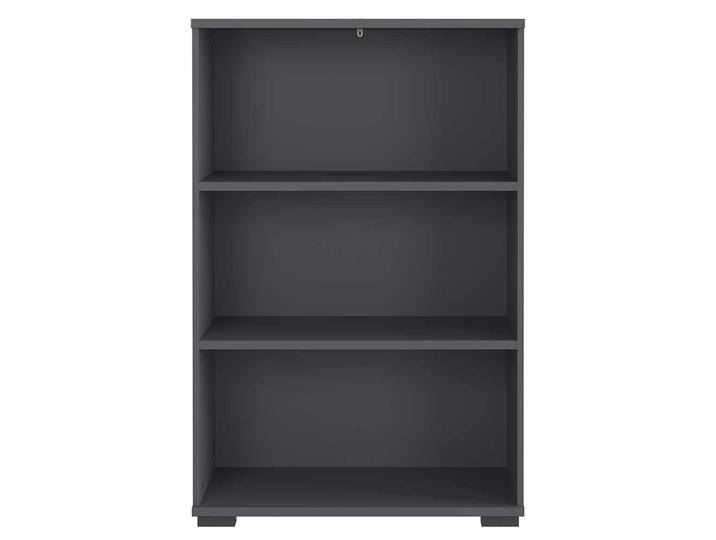 Büro Standregal in Dunkelgrau 80 cm breit von Möbel-Exclusive