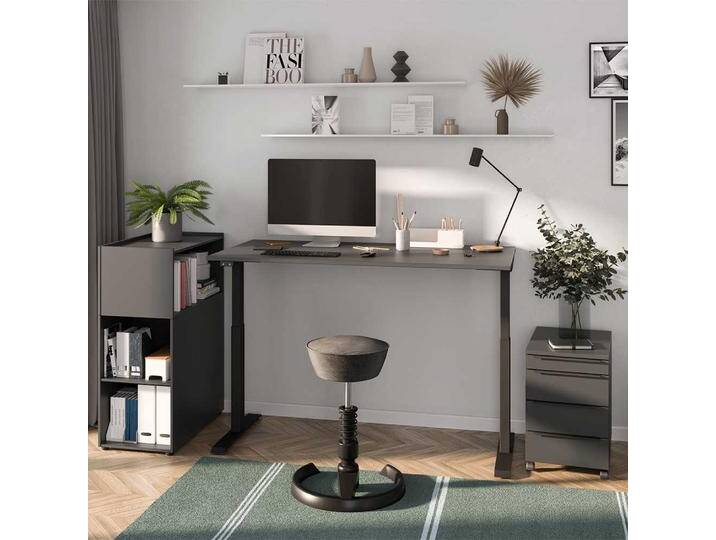 Büromöbel Set Schreibtisch Set melaminbeschichtet - Made in Germany (dreiteilig) von Möbel-Exclusive