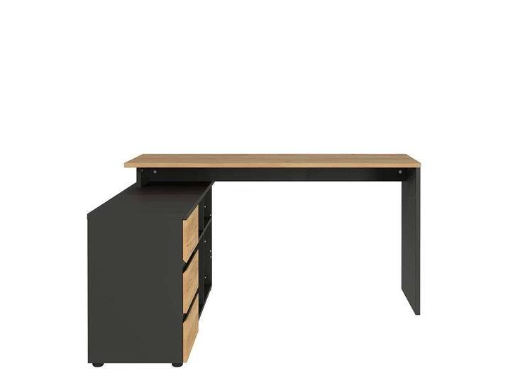 Computereckschreibtisch mit drei Schubladen 146 cm breit Computereckschreibtisch mit drei Schubladen 146 cm breit von Möbel-Exclusive