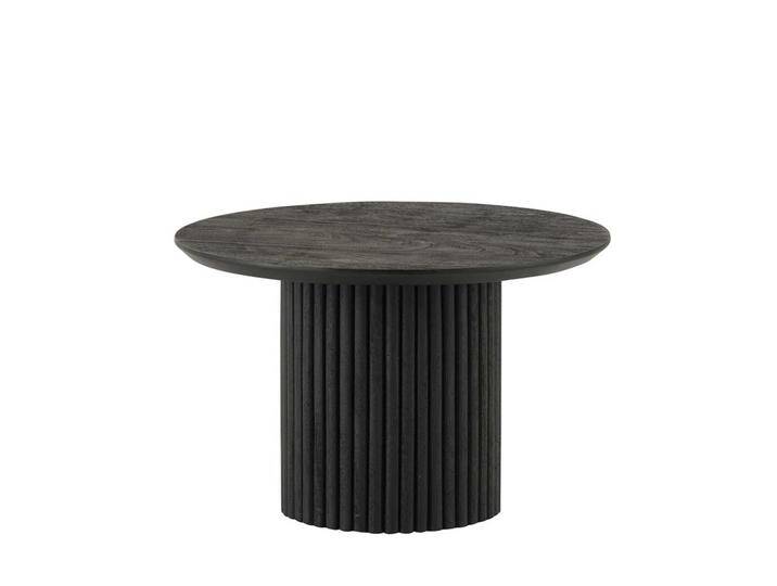 Couchtisch schwarz massiv in modernem Design runder Tischplatte Couchtisch schwarz massiv in modernem Design runder Tischplatte von Möbel-Exclusive