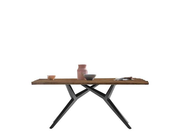 Designeresstisch aus Recyclingholz und Metall Industry und Loft Stil von Möbel-Exclusive