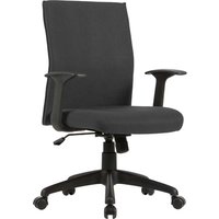 Ergonomischerbürostuhl in Schwarz höhenverstellbarem Sitz von Möbel Exclusive