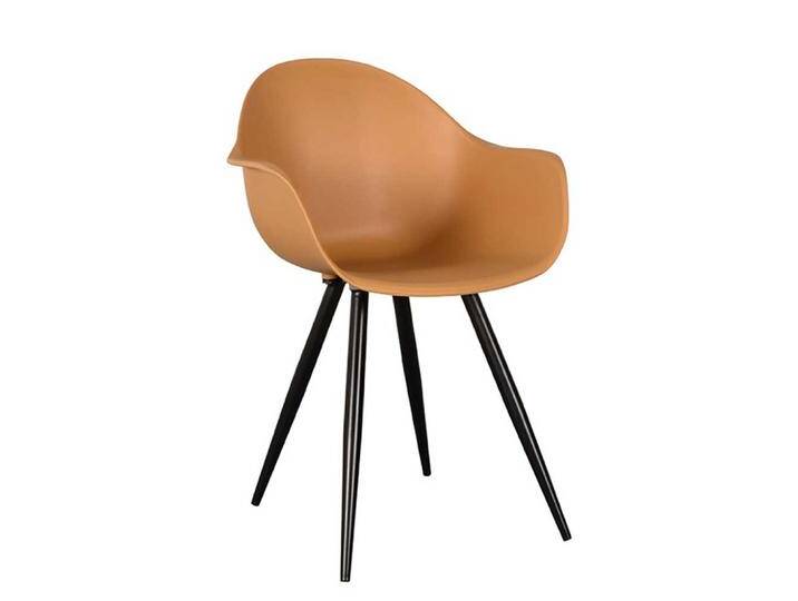 Esszimmer Stuhl aus Polypropylen Gestell aus Metall (2er Set) von Möbel-Exclusive