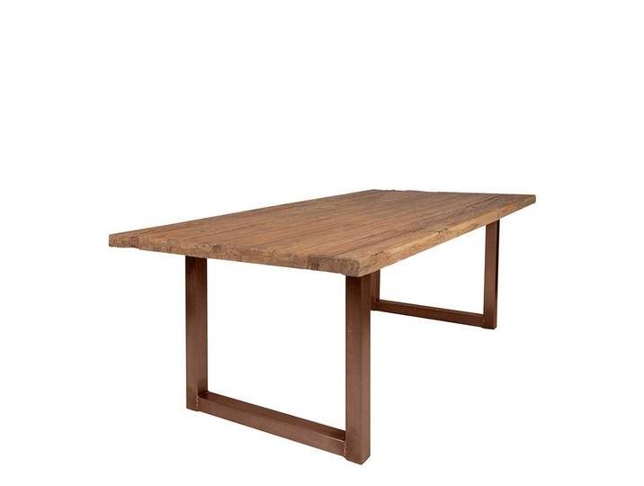 Esszimmer Tisch aus Teak Recyclingholz und Eisen Loft Design Esszimmer Tisch aus Teak Recyclingholz und Eisen Loft Design von Möbel-Exclusive