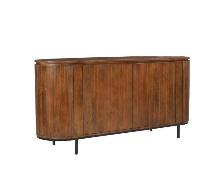 Esszimmersideboard Massivholzkommode 4 türig in ovaler Form Esszimmersideboard Massivholzkommode 4 türig in ovaler Form von Möbel-Exclusive
