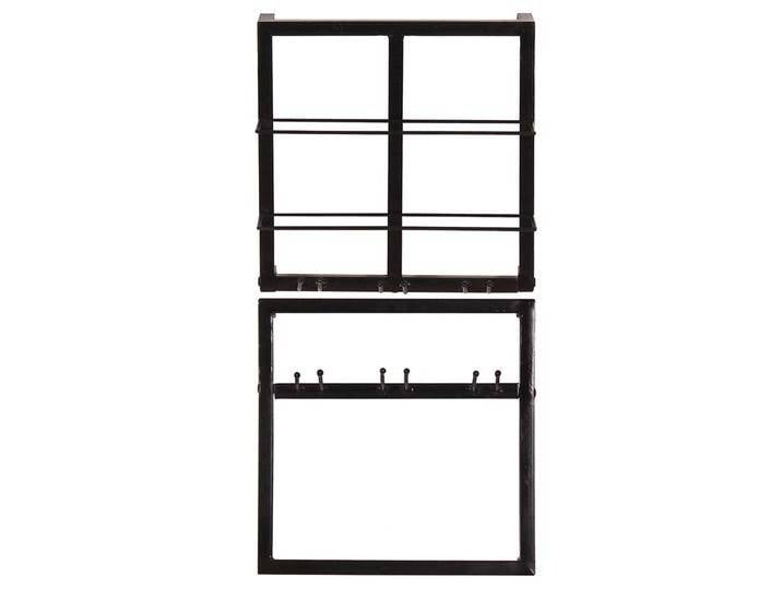 Flaschen und Gläser Regale aus Metall Industrie und Loft Stil (zweiteilig) von Möbel-Exclusive