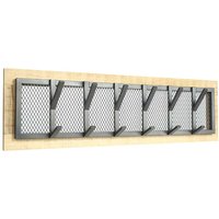 Garderobe aus Massivholz und Metall 100 cm breit von Möbel Exclusive