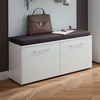 Garderobenbank in Weiß 2 Türen von Möbel Exclusive
