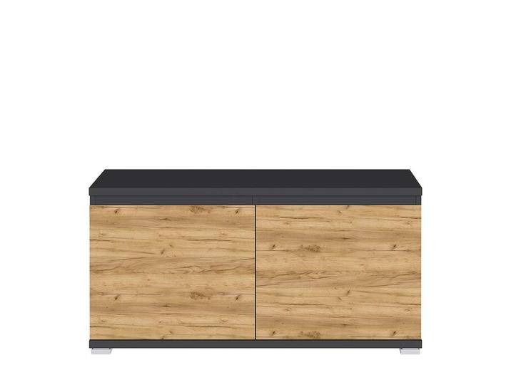 Garderobensitzbank in Wildeichefarben und Anthrazit Made in Germany Garderobensitzbank in Wildeichefarben und Anthrazit Made in Germany von Möbel-Exclusive