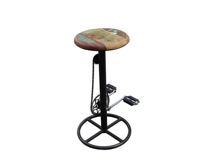 Hocker mit Fahrradkette Industriedesign von Möbel-Exclusive