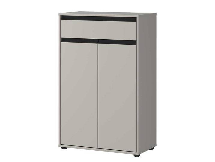 Kommode Bad Schrank mit einer Schublade und Drehtüren von Möbel-Exclusive