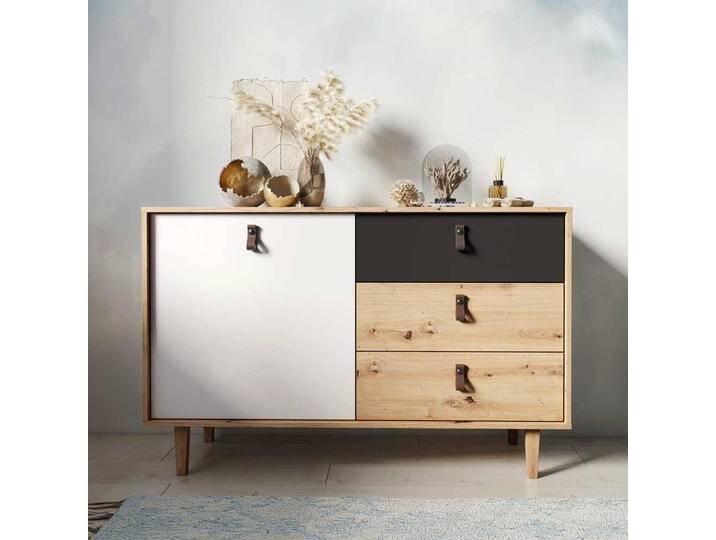 Kommode mit Schubladen im Skandi Design melaminbeschichtet von Möbel-Exclusive