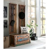 Komplett Garderobe aus Recyclingholz Shabby Chic Stil (dreiteilig) von Möbel Exclusive