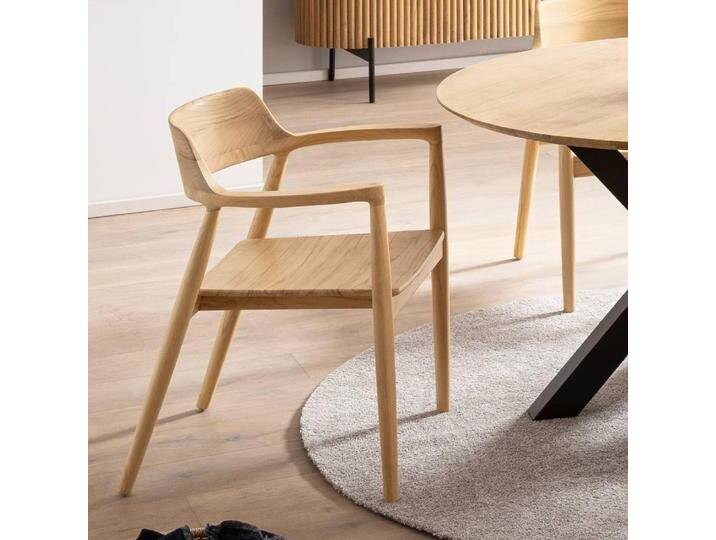 Massivholzsessel Esstischstuhl in Naturfarben im Skandi Design Massivholzsessel Esstischstuhl in Naturfarben im Skandi Design von Möbel-Exclusive