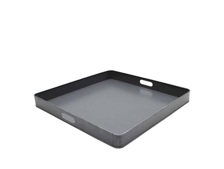 Metall Serviertablett Grau 75 cm breit modernem Design Metall Serviertablett Grau 75 cm breit modernem Design von Möbel-Exclusive