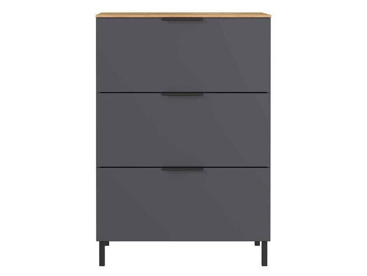 Moderne Wäschekommode mit drei Schubladen 68 cm breit von Möbel-Exclusive