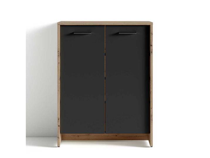 Moderner Garderobenschuhschrank in Wildeichefarben Anthrazit Moderner Garderobenschuhschrank in Wildeichefarben Anthrazit von Möbel-Exclusive