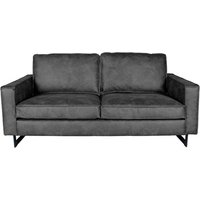 Modernes Lounge Sofa in Anthrazit Microfaser 166 cm breit von Möbel Exclusive