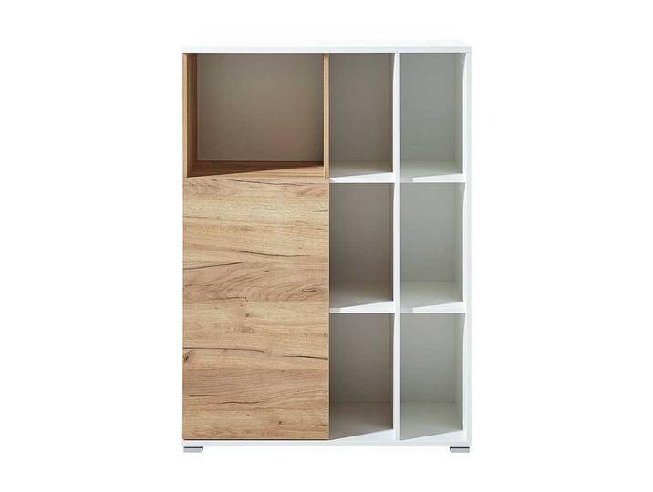 Ordnerschrank in Weiß und Wildeiche Dekor 120 cm hoch Ordnerschrank in Weiß und Wildeiche Dekor 120 cm hoch von Möbel-Exclusive