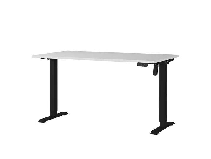 Schreibtisch Büroschreibtisch in Schwarz & Lichtgrau mit T Gestell Schreibtisch Büroschreibtisch in Schwarz & Lichtgrau mit T Gestell von Möbel-Exclusive