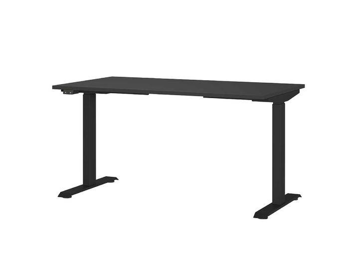 Schreibtisch Höhenverstellbarer Schreibtisch in Schwarz und Dunkelgrau von Möbel-Exclusive