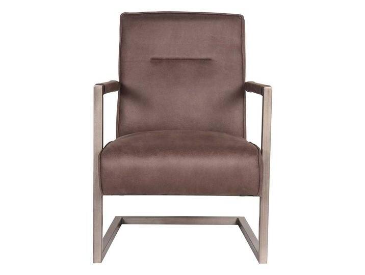 Schwingsessel in Graubraun Microfaser Loft Design von Möbel-Exclusive