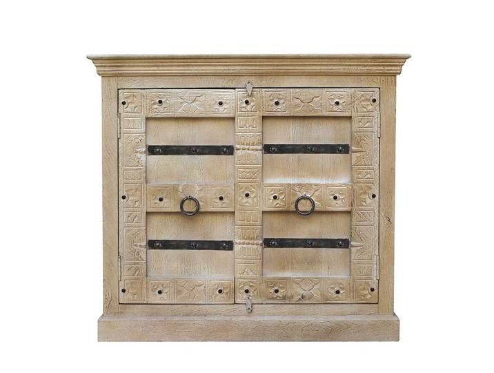 Shabby Chic Stil Kommode in Holz Grey Wash zwei Drehtüren Shabby Chic Stil Kommode in Holz Grey Wash zwei Drehtüren von Möbel-Exclusive