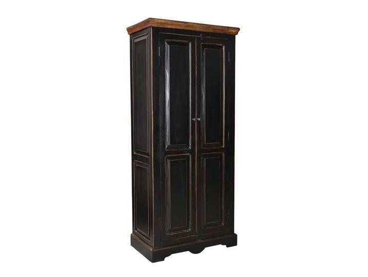 Shabby Kleiderschrank in Schwarz 80 cm Shabby Kleiderschrank in Schwarz 80 cm von Möbel-Exclusive