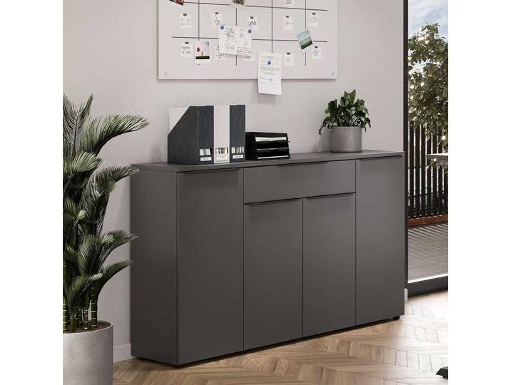 Sideboard Kommode in Dunkelgrau mit einer Schublade Sideboard Kommode in Dunkelgrau mit einer Schublade von Möbel-Exclusive