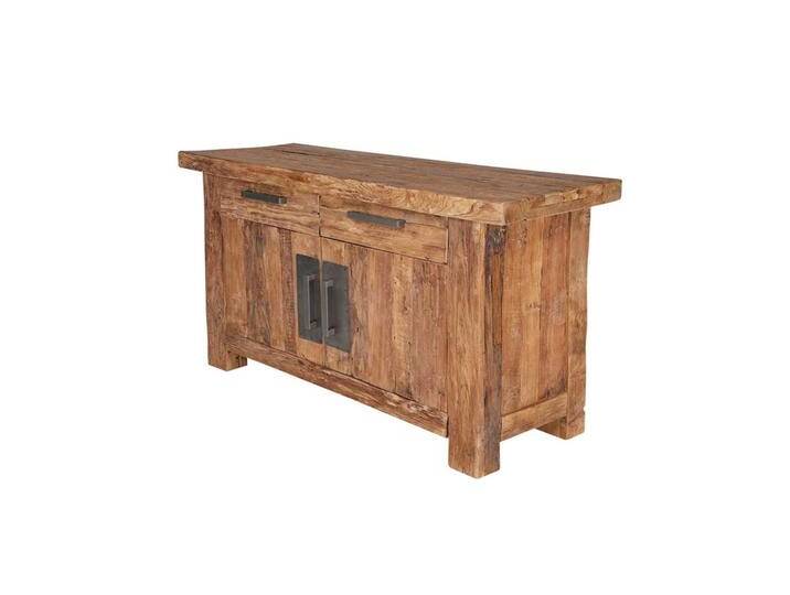Sideboard aus Teak Massivholz Landhaus rustikal von Möbel-Exclusive