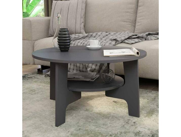 Sofatisch mit Ablage in modernem Design Dunkelgrau melaminbeschichtet Sofatisch mit Ablage in modernem Design Dunkelgrau melaminbeschichtet von Möbel-Exclusive