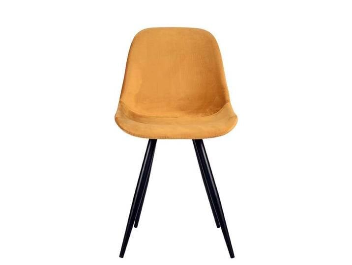 Stuhl Esszimmer aus Samt gepolsterter Rückenlehne (2er Set) von Möbel-Exclusive