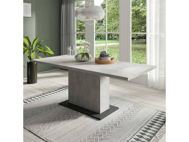 Tisch Esszimmer Beton Optik in modernem Design 200 cm breit Tisch Esszimmer Beton Optik in modernem Design 200 cm breit von Möbel-Exclusive