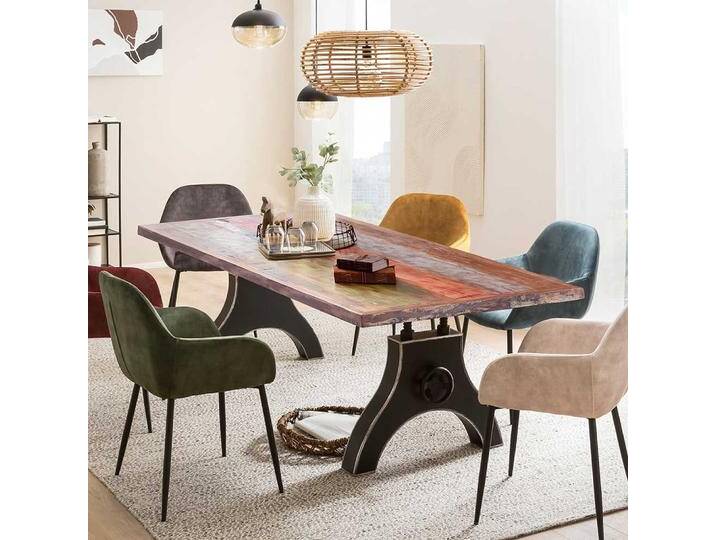Tisch Esszimmer Esszimmer Tisch aus Metall und Recyclingholz Tisch Esszimmer Esszimmer Tisch aus Metall und Recyclingholz von Möbel-Exclusive