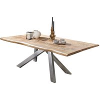 Tisch Massivholz mit Baumkanten Industry und Loft Stil von Möbel Exclusive