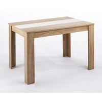 Tisch mit Wechselplatte in Sonoma Eiche Holzoptik 140 cm breit von Möbel Exclusive