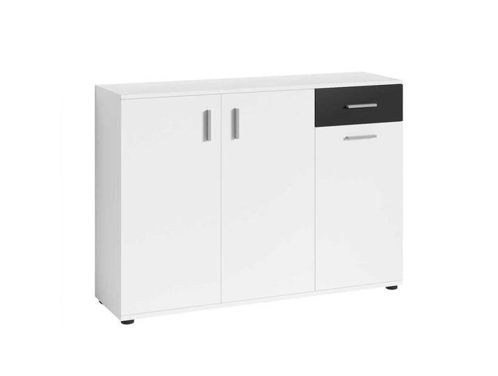 Vielzweck Kommode in modernem Design einer Schublade und drei Türen Vielzweck Kommode in modernem Design einer Schublade und drei Türen von Möbel-Exclusive
