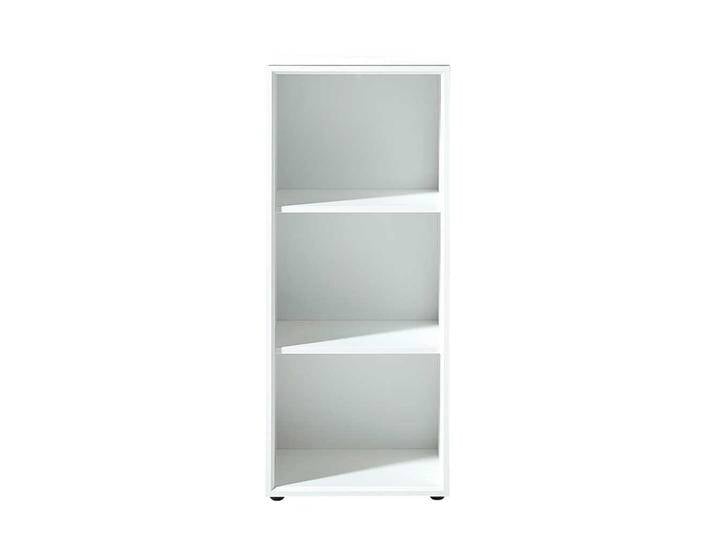 Weißes Regal 50 cm breit Glas beschichtet von Möbel-Exclusive
