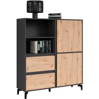 Wohnzimmer Highboard in modernem Design zwei Schubladen von Möbel Exclusive