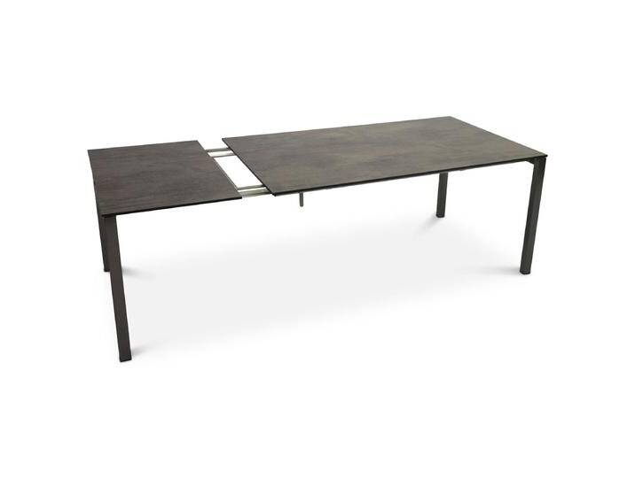 Auszugstisch Etna anthrazit - 130/180 x 80 cm Keramik travertin von Möbel Garten
