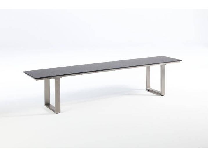 Bank Nemo Edelstahl - 180 cm HPL Graphit-Design Bank Nemo Edelstahl - 180 cm HPL Graphit-Design von Möbel Garten