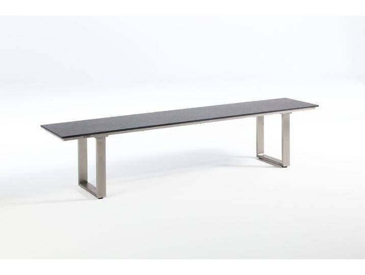 Bank Nemo Edelstahl - 200 cm HPL Graphit-Design Bank Nemo Edelstahl - 200 cm HPL Graphit-Design von Möbel Garten