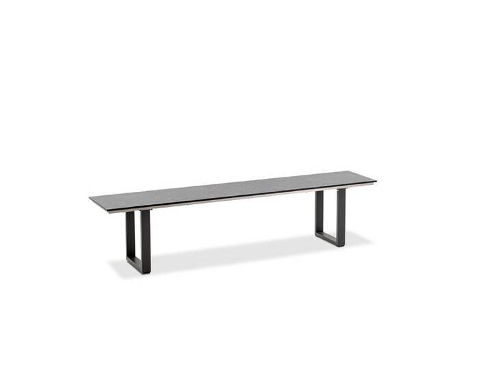 Bank Nemo Profilkufen anthrazit - 180 cm HPL Graphit-Design Bank Nemo Profilkufen anthrazit - 180 cm HPL Graphit-Design von Möbel Garten
