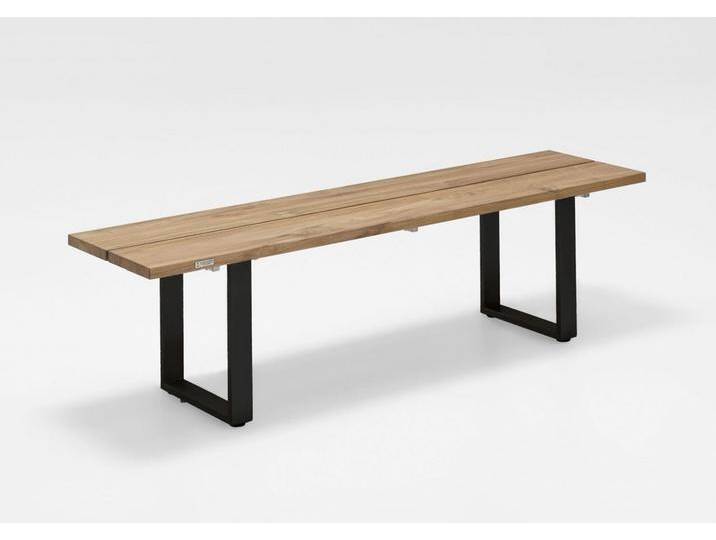 Bank Nemo Profilkufen anthrazit - 200 cm Teak recycled Bank Nemo Profilkufen anthrazit - 200 cm Teak recycled von Möbel Garten