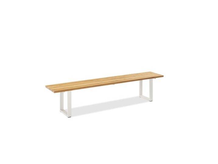 Bank Nemo ivory - 200 cm Teak recycled von Möbel Garten