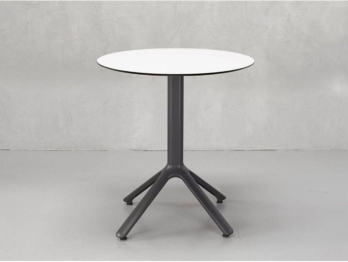 Bistrotisch Nemo rund - 70 cm rund, klappbar, Aluminium, HPL von Möbel Garten
