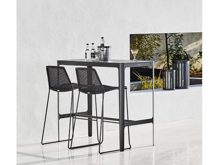 Cane-line Set Cut, Breeze - Das Set besteht aus: 1 x Bartisch Cut 120 x 60 cm, 2 x Ba... von Möbel Garten