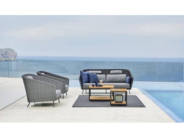 Cane-line Set Mega II - Das Set besteht aus: 1 x Sofa 2-Sitzer, 2 x Loungesessel,... Cane-line Set Mega II - Das Set besteht aus: 1 x Sofa 2-Sitzer, 2 x Loungesessel,... von Möbel Garten
